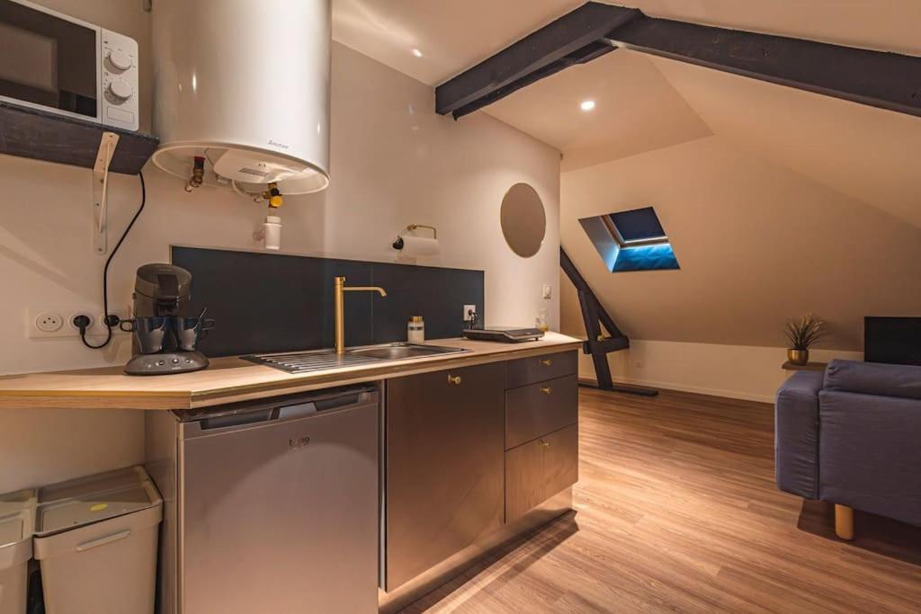 L'Azur Dore, Studio Pour 2 Voyageurs Isles-sur-Suippe Luaran gambar