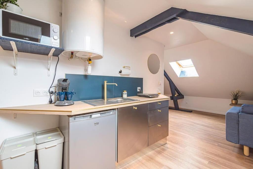 L'Azur Dore, Studio Pour 2 Voyageurs Isles-sur-Suippe Luaran gambar