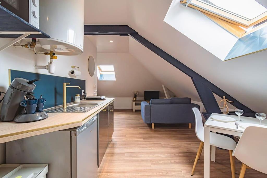 L'Azur Dore, Studio Pour 2 Voyageurs Isles-sur-Suippe Luaran gambar