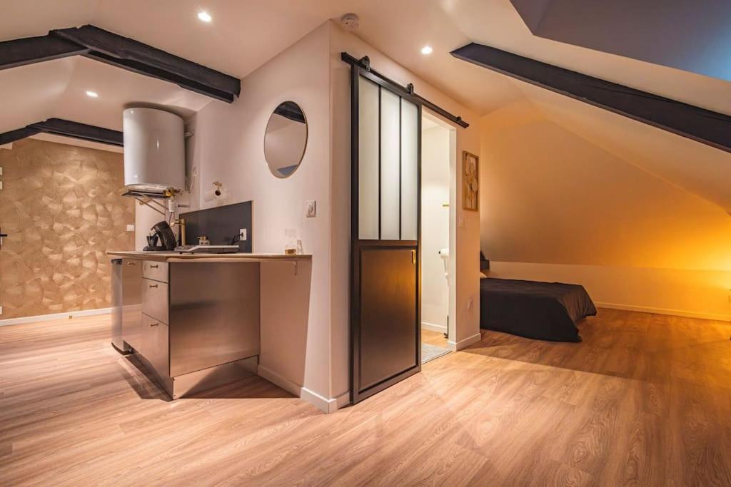 L'Azur Dore, Studio Pour 2 Voyageurs Isles-sur-Suippe Luaran gambar